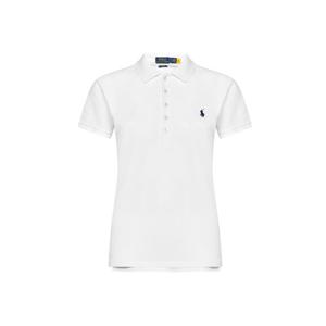 26SS 포니 슬림핏 카라 티셔츠 화이트 211870245 001