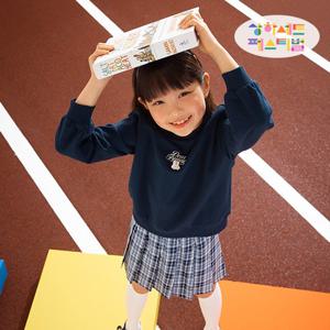 [로엠걸즈(아동)]스쿨 체크 스커트 세트 RGSM2515P