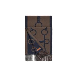 에르메스 카자크 모르 머플러 블루 카방 에벤 H259157S04