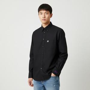 MSGM 로고 자수 긴팔 셔츠 (3540ME03 237501 99)