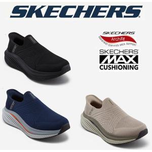 [스케쳐스] 남성 고워크 맥스쿠셔닝 아치핏 슬립인스 SP0MWCGX071 (3종) MD