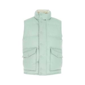 23SS 알렉산더 맥퀸 Sea 그린 polyester sleeveless padded 자켓 682881QUZ310913 TP563555900
