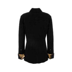 24FW 보테가베네타 블랙 저지 셔츠 797498V4NO01000 TP565438217