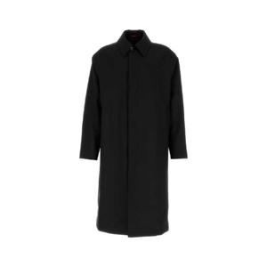 25FW 구찌 블랙 울 overcoat 833214ZARXV1000 TP565438059