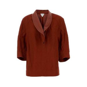 25SS 보테가베네타 Tiziano red viscose blend 블라우스 819975V3OZ06468 TP565411167