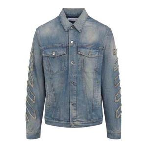 오프화이트 자켓 OMYE09BF25DEN0014141 Blue