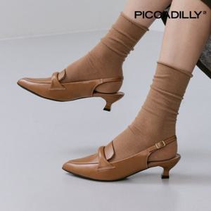 [세이브힐즈] [PICCADILLY] 피카딜리 740025 슬링백힐_마스카보(4cm)