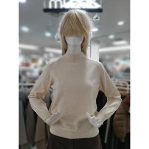 무자크 세이브존09 하이넥 심플 니트 티 MQ1WKP11