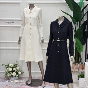 [미니멈]MD 카라넥 플레어  단아 원피스 MD MZAGWO2950_CJ