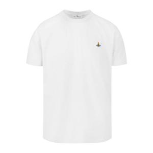 비비안웨스트우드 ORB 로고 크루넥 레귤러핏 티셔츠 3G010013 J