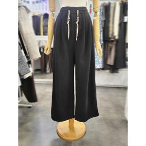 밸리걸 세이브존01 스트링 밴딩 기모 투턱 와이드 슬렉스 615641