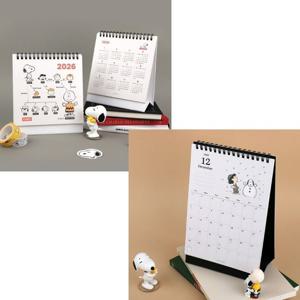 스누피 피너츠 2026 클래식 스퀘어 빈티지 탁상 캘린더 달력