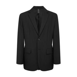 헤지스  26SS  남성 울라이크 오픈 카라 셋업자켓 HZJA6A261BK