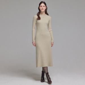 [포커스]셔링 포인트 니트 롱 원피스 PBINF5W3OP3241