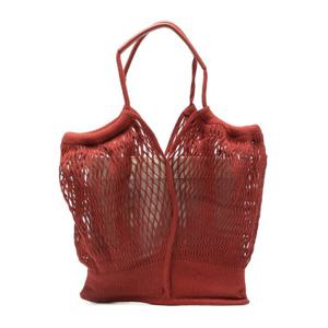 헤레우 테라코타 네트 디자인 탑 핸들 쇼퍼백 CALFIWBS26 TERRA