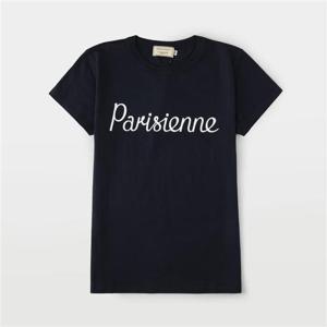 메종키츠네 파리지엥 로고 반팔 티셔츠 AW00101KJ0005 NA