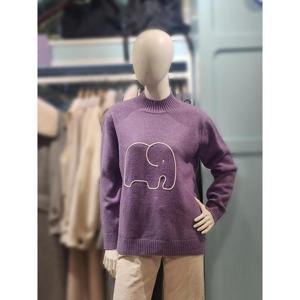 클리지 세이브존03 클리지 반목 코끼리 니트 AQCO1WKP06A