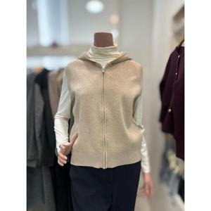 올앤선드리 세이브존06 니트 후드 지퍼 베스트 A6S1KJ504