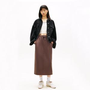 타미진스 여성 클레어 미디 스웨트 스커트 T32G0WSC16TWT1