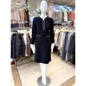 조이너스 세이브존01 겨울 트위드 원피스 JADW0WOP200_BK