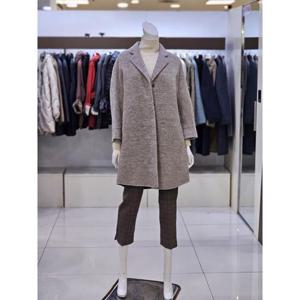 소고트리아나 세이브존07 트리아나 여성 루즈핏 카라넥 울 코트 TI4HA08