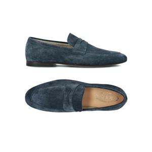 26SS 모카시노 스웨이드 페니 로퍼 블루 XXM38K0GG10 RE0 U805