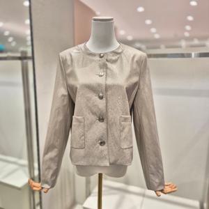 [비지트인뉴욕]빅포켓 라운드 레더 재킷 VC2LE71