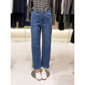 [숲]베이직 세미일자와이드 청바지 SC3DP31