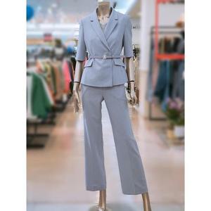 미니멈 세이브존03 미니멈 카라넥 페플럼 정장 셋트 ARMYBAWJ/P5130A