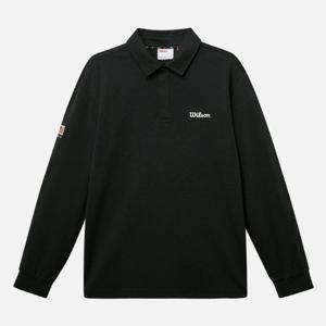 윌슨긴팔티 VQA W241001GPL21-BLK 남성 카라형 긴팔 티셔츠