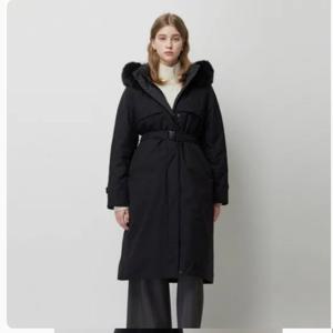 [시슬리] 폭스 퍼 후드 덕다운 패딩 sapd84561