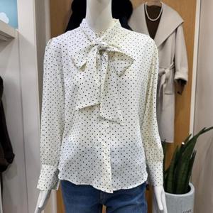 클리지 DP01 도트 리본 셔츠 블라우스 CQ2WBL22