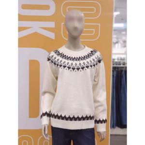 뱅뱅 세이브존02 뱅뱅) 가을나그랑 배색 니트 NWL601