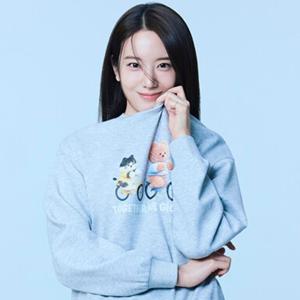 [폴햄]여성) 더블니트 어프어프X코숏 맨투맨 (PHG1TR2010)