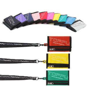 데일리 찍찍이 목걸이형 지갑 패션 카드 현금 수납