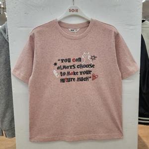 소이 HC22 5부 루즈핏 칼라 멜란지 슬럽티 26M0485