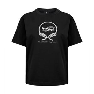 [와이드앵글] 여성 CO 아트웍 반팔 라운드 티 WWM26292Z1