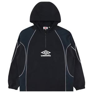 엄브로 HBL 네오 브릿 컬러블록 후드 아노락 UR124CWT23BLK