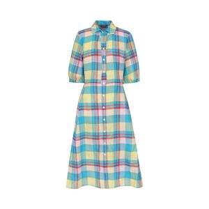 [택가 399,000원] 올리비아하슬러 체크 셔츠 원피스_OHEMOP107