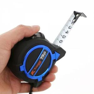 줄자 산업용 스트랩줄자 자동 7.5M 블루툴 원터치줄자