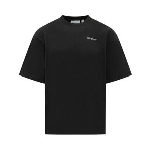 오프화이트 반팔 티셔츠 44MAA120S26J00 8001 BLACK