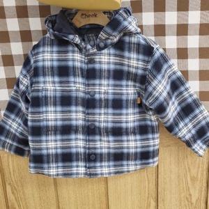 치크 DP01 패딩 체크 셔켓 CKJP25W3B