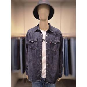 리바이스 클래식 웨스턴 스탠다드핏 데님셔츠 진청 85745-0002