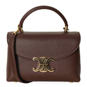 셀린느 26SS 여성 틴 니노 서플 그레인 카프스킨 토트백 체스트넛 118113FXK 18CH