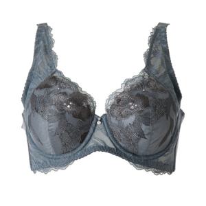 와코루 (C컵) 고급 자수 레이스 런닝타입 보정 부유방커버 풀컵브라[WGB1360C]