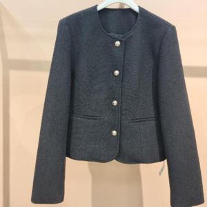 라티움 HC34 봄간절기 깔끔한무지 노카라트위드자켓 T2613jk15