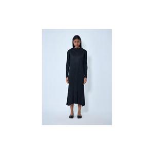 26 SS 이세이미야케 여성 플리츠 긴 소매 드레스 plp0263004blk