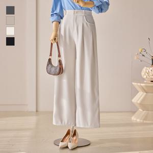 [커스텀에이블] 절개 핀턱 와이드 밴딩 팬츠_T2602PT006A