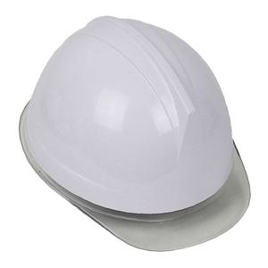 투명창 투구형 안전모 백색