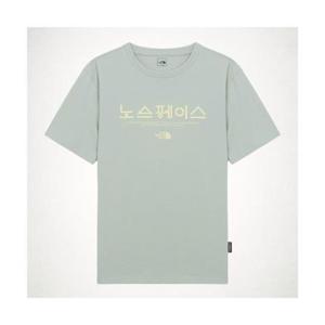 노스페이스 NT7UR59E TNF 한글 반팔 라운드티 JADE 1694569